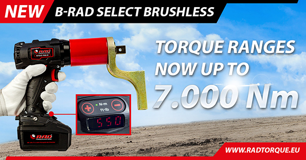 NEW: B-RAD SELECT BRUSHLESS - Radial Torque Tools B.V.